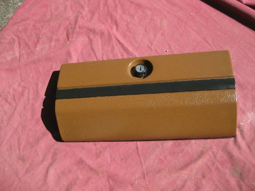 Volvo 240 242 244 glove box front cover  fits 1981-1993  brown no key nice piece