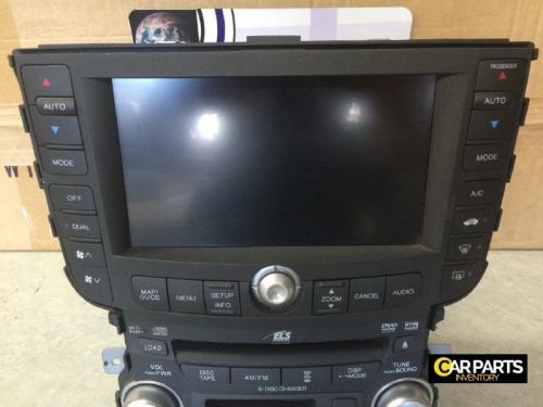 2006 acura tl navigation 6 cd dvd player radio w/display screen oem