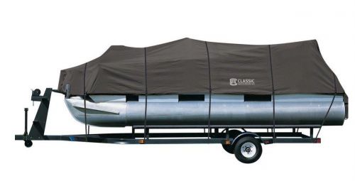 21 ft - 24 ft pontoon boat cover heavy duty trailerable all-weather easy fit new