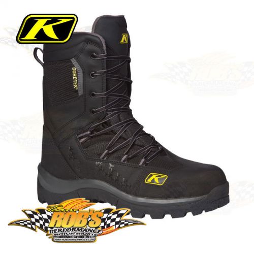 New 2016 klim mens adrenaline gtx boot gore-tex black size 14 3108-001-014-000