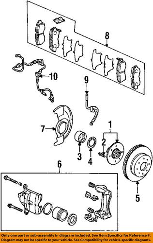 Honda oem 45022-sda-305 brake pad or shoe, front/disc brake pad