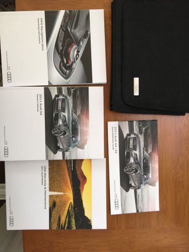 2011 audi s4 owners manual packet