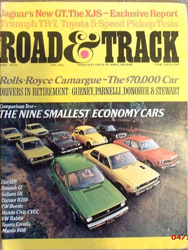 1975 r&t triumph tr-7 toyota sr-5 pickup jaguar xjs renault 23 honda civic rs
