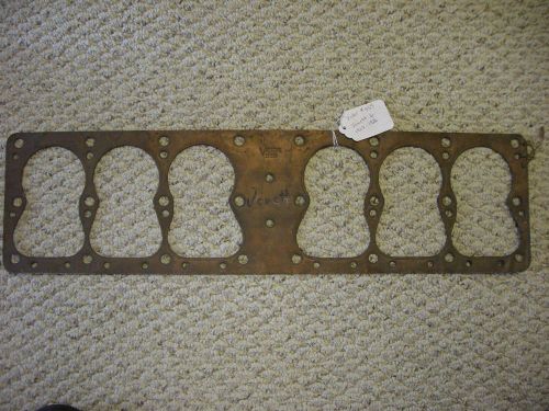 Rare nos jewett 6 1922 - 1926 victor copper head gasket #559 autocar co rare