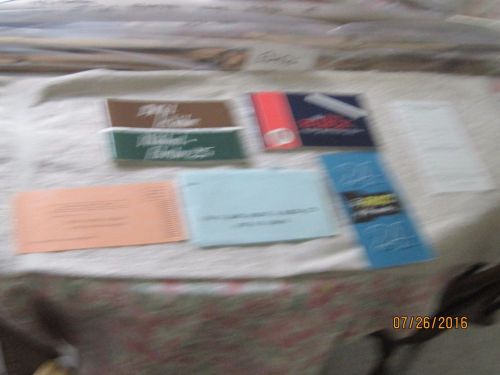 Nos 1963 buick wildcat, lesabre and electa 225 owners, protection manuals
