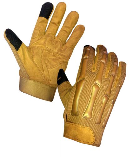 Mechanics race military tactile work home garden mechanics durable glove mustard