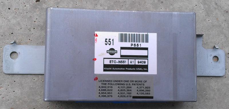 98 99 nissan altima transmission computer module etc-n551a19409