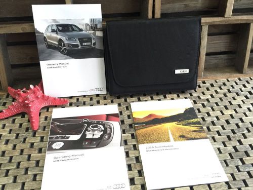 2016 audi q5 q5s owners manual + navigation book (new set)) ((buy oem)) fast!!