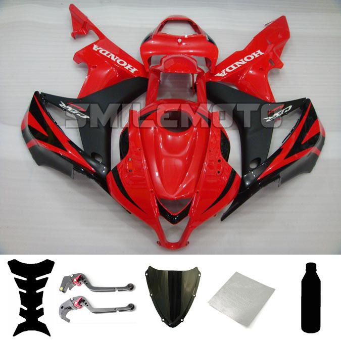 Bundle injection fairing windscreen levers for honda 2007 2008 cbr 600 rr f5 pae