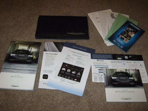 2016 chrysler 300 owners manual, owner&#039;s guide w/case &amp; dvd 300c, srt8, 300s