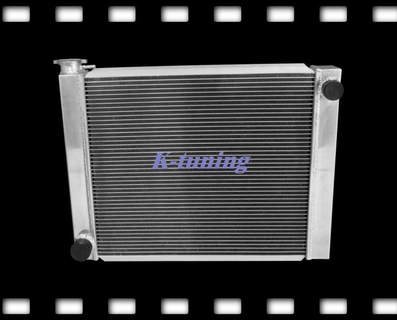 Universal ford/ mopar pro aluminum radiator 26" x 19" inch dual core