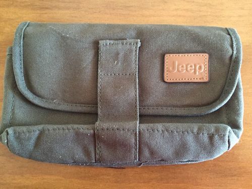 Authentic jeep owner manual case bag