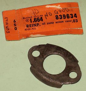 1940-1952 chevrolet nos oil pump screen reinforcement 839634