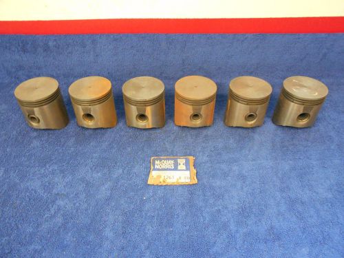 1941-49 chevy truck 235ci 6 cylinder  3 ring cast iron .030 pistons  new  816