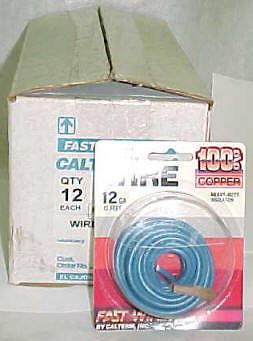 12 gauge copper automotive primary wire 144 ft blue