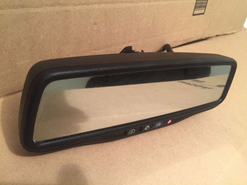 Gmc terrain acadia 10 11 gntx-657 rear view mirror auto dim onstar oem