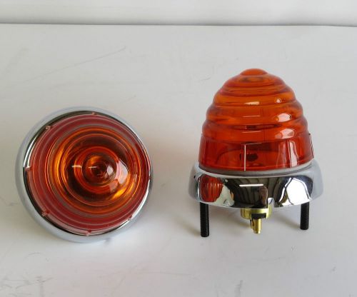 Front amber turn signal light fits mercedes 190sl 190 sl w121 ponton 356 porsche