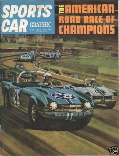 Scgraphic jan 1965 porsche 911 ford mustang sceptre