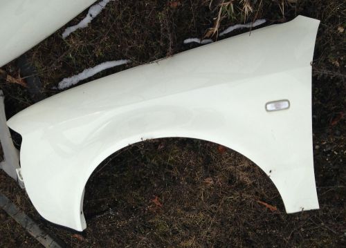 98 99 00 01 audi a6 left driver side fender white 1998 1999 2000 2001