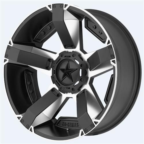 Xd wheels xd811 rockstar ii 20x9 5 on 150 face black accents xd81129058530