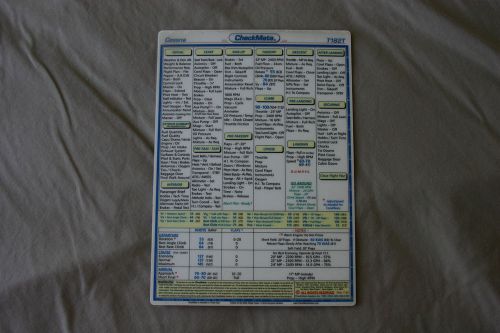 Checkmate cessna t182t checklist card