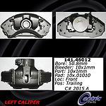 Centric parts 141.46011 front right rebuilt caliper with hardware