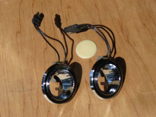 1969 1970 mustang mach 1 fastback oem interior quarter lights pair and one lens