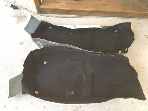 2000-2005 honda s2000 oem left &amp; right interior floor carpet 2.2l f22c black