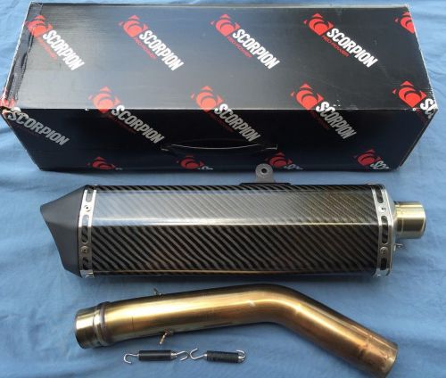 Triumph tiger 800xc scorpion serket carbon slip-on exhaust