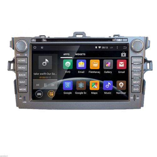 8&#034; 2 din android 4.4 3g wifi car dvd gps navi radio for toyota corolla 2007-2011