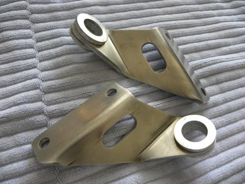 Brackets for high mount silencers ducati superlight