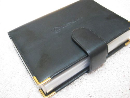 Lexus rx330 owner&#039;s manual, supplement and leather case with lexus logo