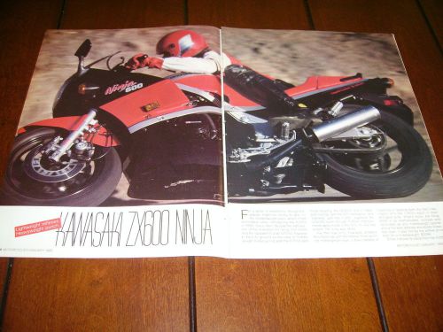 1985 kawasaki ninja zx600 ***original article / specifications***