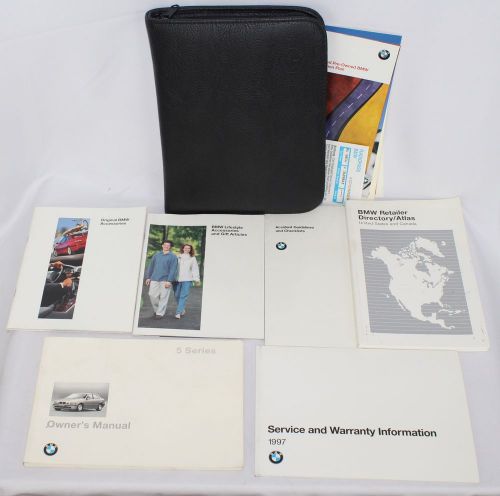 1997 bmw e39 528i/540i 5 series owner&#039;s manual literature case s25