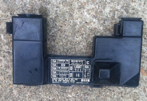 1988-1991 honda crx hatch oem factory fuse box cover assembly