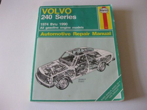 Haynes repair manual volvo 240 ( 1974-1990 )