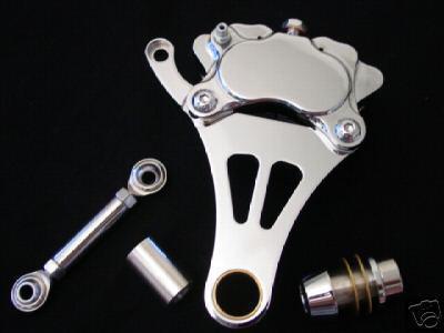 Chrome springer front brake kit 4a harley chopper 