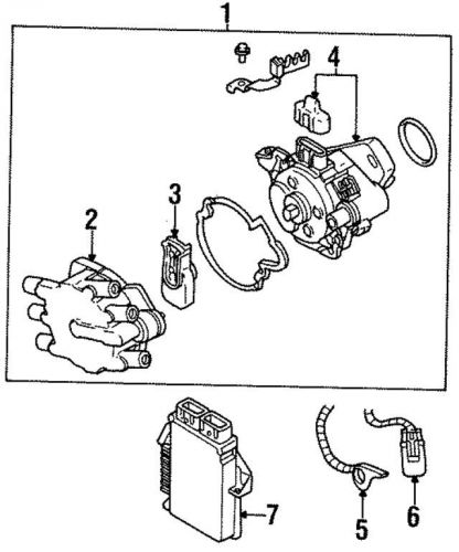 Genuine 1995-2000 mopar crankshaft position sensor 4807083