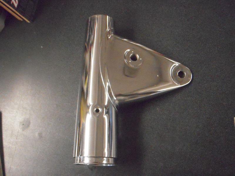 1972 honda cb450 k2 right headlight mount fork ear chrome nos factory original