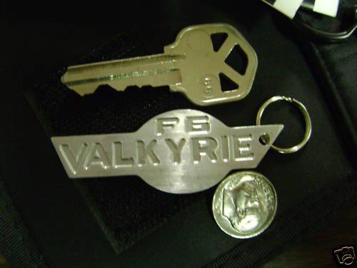 Honda valkyrie motorcycle cruiser key chain ring custom