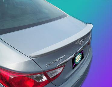 Painted factory style i spoiler for a  hyundai sonata lip  2011-2012