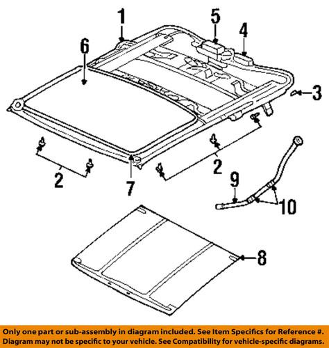 Mopar oem 6505728aa sunroof-sunroof frame screw