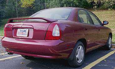 Painted daewoo nubira custom style spoiler 2000