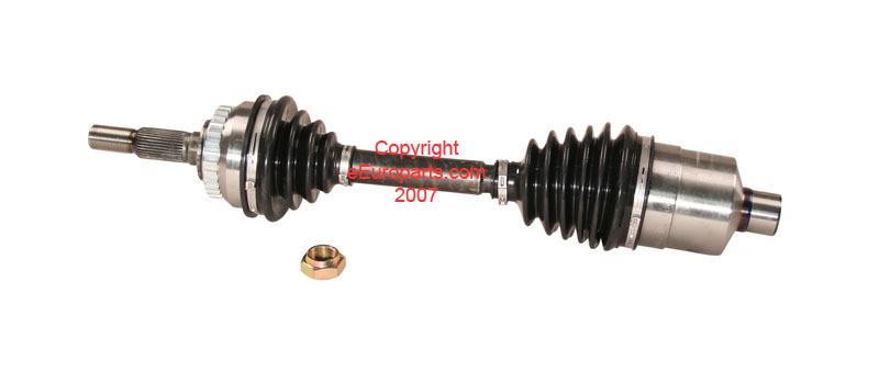 New empi saab axle assembly - front passenger side 805339