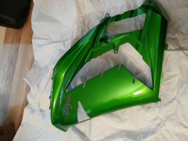 2012-2013 kawasaki zx14 zx 14 zx14r zx 14r left mid fairing cowl cowling 