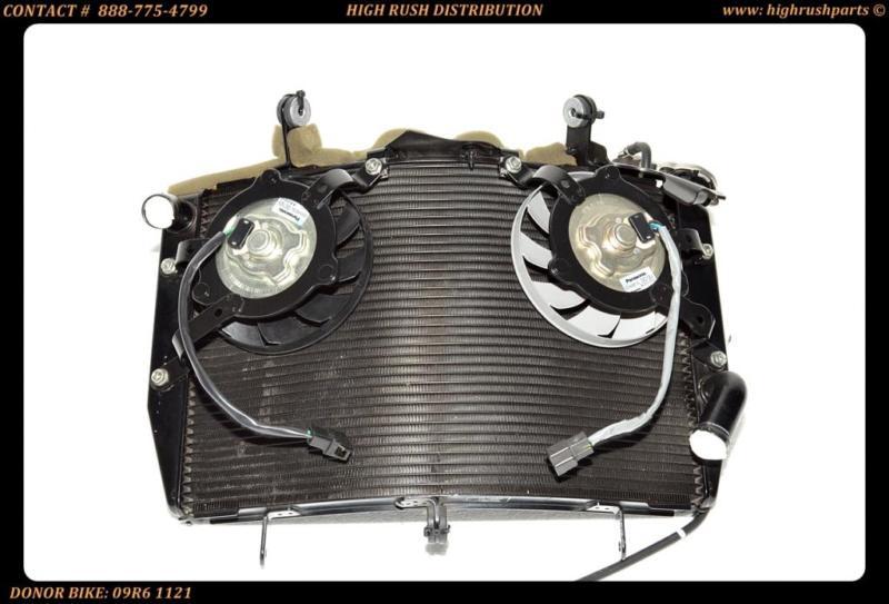 08 09 10 11 12 yamaha yzf-r6 yzf r6 oem radiator & fan kit cooling fans