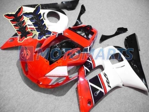 Free tank pad! fairing kit bodywork for yamaha yzf 600 r6 1998 1999 00 01 02 ai