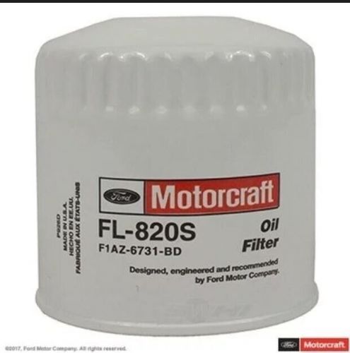 New motorcraft fl820s oil filter f1az-6731-bd free shipping, made in usa