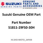 Oem suzuki white headlight cover 05-23 dr-z400s sm dr200s dr650se 5181129f5030h