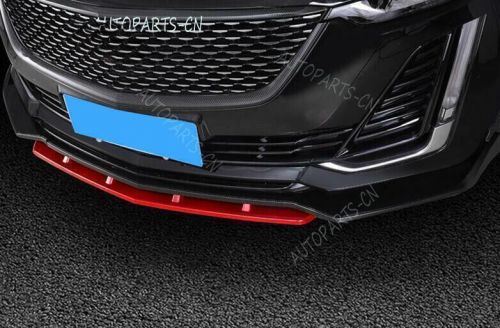 For cadillac ct5 ct5-v 2020-2023 carbon fiber front bumper lip spoiler bodykit